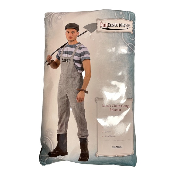funhalloweencostumes.com Other - Bundle 5/$25 Brand New Never Worn Men’s XL Chain Gang Costume